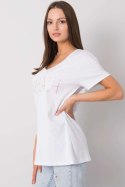 T-shirt Damski Model FA-TS-7198.27P White - Fancy Fancy T-shirt Damski Model FA-TS-7198.27P White - Fancy Fancy