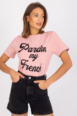 T-shirt Damski Model FA-TS-7677.91P Light Pink - Fancy Fancy