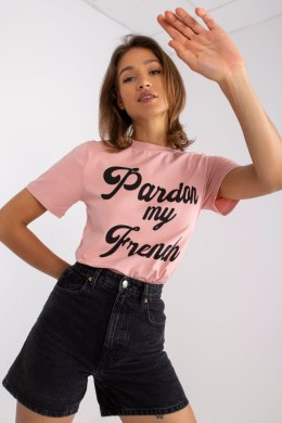 T-shirt Damski Model FA-TS-7677.91P Light Pink - Fancy Fancy