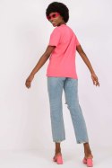 T-shirt Damski Model FA-TS-7677.91P Pink - Fancy Fancy T-shirt Damski Model FA-TS-7677.91P Pink - Fancy Fancy