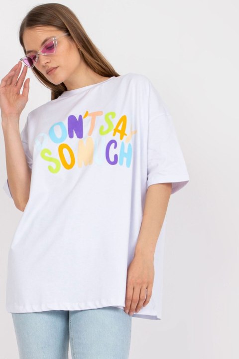 T-shirt Damski Model FA-TS-7733.91P White - Fancy Fancy T-shirt Damski Model FA-TS-7733.91P White - Fancy Fancy