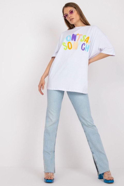 T-shirt Damski Model FA-TS-7733.91P White - Fancy Fancy T-shirt Damski Model FA-TS-7733.91P White - Fancy Fancy