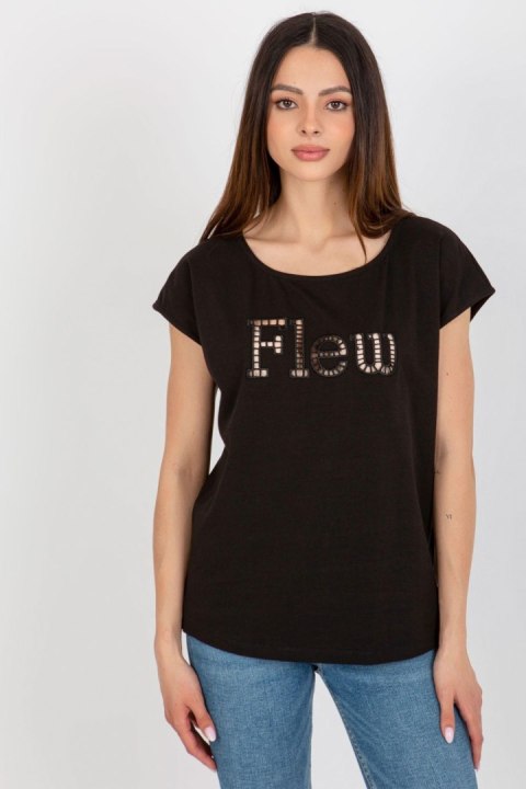 T-shirt Damski Model FA-TS-8515.46 Black - Fancy Fancy T-shirt Damski Model FA-TS-8515.46 Black - Fancy Fancy
