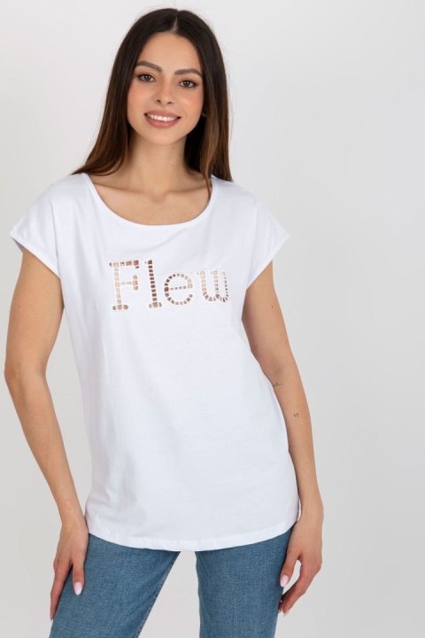 T-shirt Damski Model FA-TS-8515.46 White - Fancy Fancy T-shirt Damski Model FA-TS-8515.46 White - Fancy Fancy