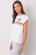 Tshirt Damski Model FA-BZ-7139.73P White - Fancy Fancy Tshirt Damski Model FA-BZ-7139.73P White - Fancy Fancy