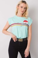 Tshirt damski Model FA-BZ-7139.73P Mint - Fancy Fancy Tshirt damski Model FA-BZ-7139.73P Mint - Fancy Fancy
