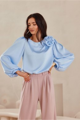 Bluzka Model Evelyn BLE BLU0194 Blue - Roco Fashion Roco Fashion