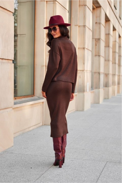 Bluzka Model Lydia BRA BLU0168 Brown - Roco Fashion Roco Fashion Bluzka Model Lydia BRA BLU0168 Brown - Roco Fashion Roco Fashion