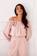 Bluzka Model Rosie ROZ BLU0180 Pink - Roco Fashion Roco Fashion Bluzka Model Rosie ROZ BLU0180 Pink - Roco Fashion Roco Fashion