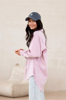 Koszula Damska Model Carolina ROZ BLU0155 Pink - Roco Fashion Roco Fashion