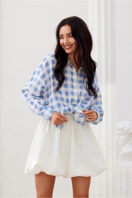 Koszula Damska Model Daisy BLU0202-A32 Blue - Roco Fashion Roco Fashion
