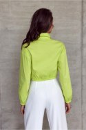 Koszula Damska Model LIM BLU0160 Limonka - Roco Fashion Roco Fashion Koszula Damska Model LIM BLU0160 Limonka - Roco Fashion Roco Fashion