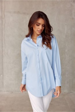Koszula Damska Model NIE BLU0155 Blue - Roco Fashion Roco Fashion
