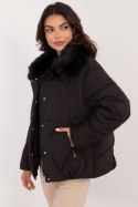 Kurtka Damska Model MBM-KR-2627.43P Black - MBM MBM Kurtka Damska Model MBM-KR-2627.43P Black - MBM MBM