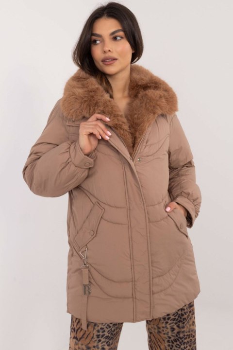 Kurtka Damska Model MBM-KR-2686.50P Light Brown - MBM MBM Kurtka Damska Model MBM-KR-2686.50P Light Brown - MBM MBM