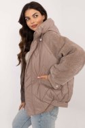 Kurtka Damska Model MBM-KR-AJ218-003.16P Light Brown - MBM MBM Kurtka Damska Model MBM-KR-AJ218-003.16P Light Brown - MBM MBM