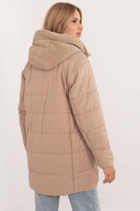 Kurtka Damska Model MBM-KR-F-23301.84 Camel - MBM MBM Kurtka Damska Model MBM-KR-F-23301.84 Camel - MBM MBM