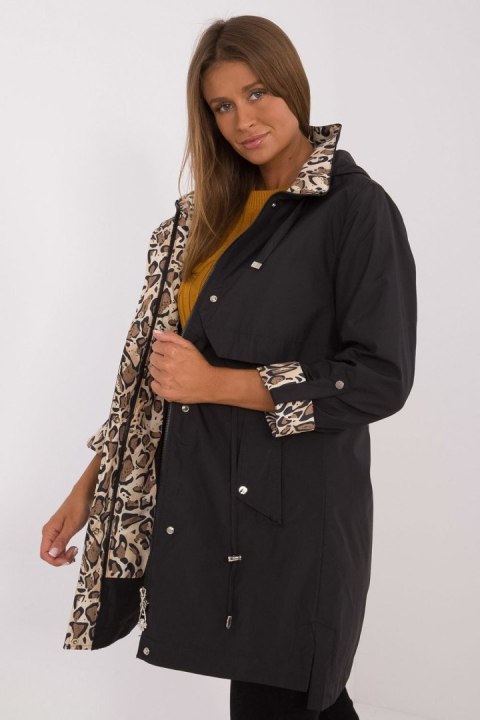 Kurtka Damska Model MBM-KR-FH-117.18 Black - MBM MBM Kurtka Damska Model MBM-KR-FH-117.18 Black - MBM MBM