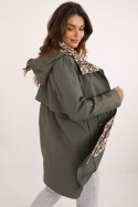 Kurtka Damska Model MBM-KR-FH-117.25 Khaki - MBM MBM Kurtka Damska Model MBM-KR-FH-117.25 Khaki - MBM MBM