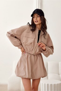 Kurtka Damska Model Paula BEZ KUR0030 Beige - Roco Fashion Roco Fashion