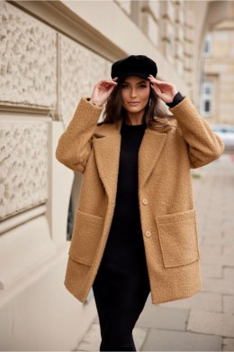 Kurtka Damska Model Sanchez CAM KUR0019 Camel - Roco Fashion Roco Fashion