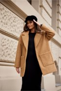 Kurtka Damska Model Sanchez CAM KUR0019 Camel - Roco Fashion Roco Fashion Kurtka Damska Model Sanchez CAM KUR0019 Camel - Roco Fashion Roco Fashion