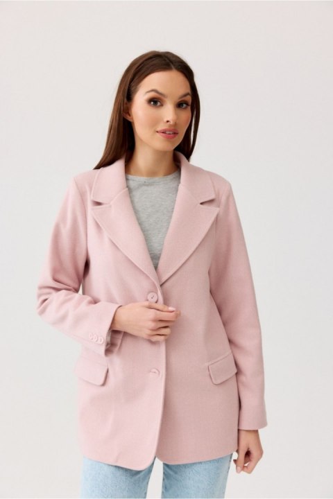 Marynarka Model Freya ROZ ZAK0016 Pink - Roco Fashion Roco Fashion Marynarka Model Freya ROZ ZAK0016 Pink - Roco Fashion Roco Fashion