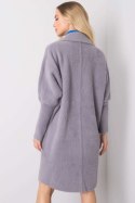 Płaszcz Damski Model MBM-PL-1521.97P Grey - MBM MBM Płaszcz Damski Model MBM-PL-1521.97P Grey - MBM MBM