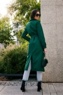 Płaszcz Damski Model Sovan ZIE PLA0035 Green - Roco Fashion Roco Fashion Płaszcz Damski Model Sovan ZIE PLA0035 Green - Roco Fashion Roco Fashion