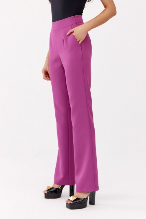 Spodnie Damskie Model BIS SPD0024 Violet - Roco Fashion Roco Fashion Spodnie Damskie Model BIS SPD0024 Violet - Roco Fashion Roco Fashion