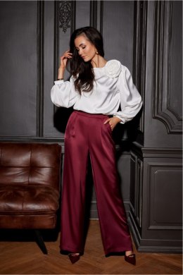 Spodnie Damskie Model Elsa BOR SPD034 Bordo - Roco Fashion Roco Fashion