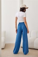 Spodnie Damskie Model Emmy NIE SPD0041 Blue - Roco Fashion Roco Fashion Spodnie Damskie Model Emmy NIE SPD0041 Blue - Roco Fashion Roco Fashion
