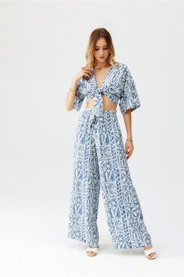 Spodnie Damskie Model Ester SPD0037 W24 Blue - Roco Fashion Roco Fashion
