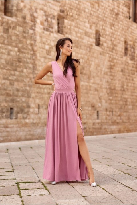 Sukienka Model Cheryl ROZ SUK0407 Pink - Roco Fashion Roco Fashion Sukienka Model Cheryl ROZ SUK0407 Pink - Roco Fashion Roco Fashion