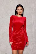 Sukienka Model Indy CZE SUK0434 Red - Roco Fashion Roco Fashion Sukienka Model Indy CZE SUK0434 Red - Roco Fashion Roco Fashion