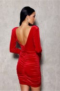 Sukienka Model Indy CZE SUK0434 Red - Roco Fashion Roco Fashion Sukienka Model Indy CZE SUK0434 Red - Roco Fashion Roco Fashion