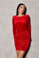 Sukienka Model Indy CZE SUK0434 Red - Roco Fashion Roco Fashion Sukienka Model Indy CZE SUK0434 Red - Roco Fashion Roco Fashion