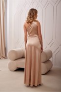 Sukienka Model Inez BEZ SUK0461 Beige - Roco Fashion Roco Fashion Sukienka Model Inez BEZ SUK0461 Beige - Roco Fashion Roco Fashion