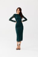 Sukienka Model Lisa ZIE SUK0495 Green - Roco Fashion Roco Fashion Sukienka Model Lisa ZIE SUK0495 Green - Roco Fashion Roco Fashion