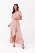 Sukienka Model ROZ SUK0334 Pink - Roco Fashion Roco Fashion Sukienka Model ROZ SUK0334 Pink - Roco Fashion Roco Fashion