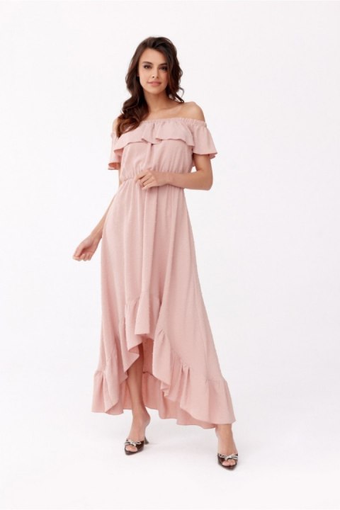 Sukienka Model ROZ SUK0334 Pink - Roco Fashion Roco Fashion Sukienka Model ROZ SUK0334 Pink - Roco Fashion Roco Fashion