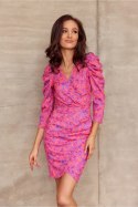Sukienka Model SUK0329 E14 Pink - Roco Fashion Roco Fashion Sukienka Model SUK0329 E14 Pink - Roco Fashion Roco Fashion