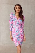 Sukienka Model SUK0329 E16 Pink - Roco Fashion Roco Fashion Sukienka Model SUK0329 E16 Pink - Roco Fashion Roco Fashion