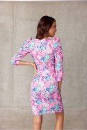 Sukienka Model SUK0329 E16 Pink - Roco Fashion Roco Fashion Sukienka Model SUK0329 E16 Pink - Roco Fashion Roco Fashion