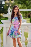 Sukienka Model SUK0335 37D Multicolor - Roco Fashion Roco Fashion Sukienka Model SUK0335 37D Multicolor - Roco Fashion Roco Fashion