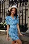 Sukienka Model SUK0368 F73 Blue - Roco Fashion Roco Fashion Sukienka Model SUK0368 F73 Blue - Roco Fashion Roco Fashion