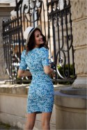 Sukienka Model SUK0368 F73 Blue - Roco Fashion Roco Fashion Sukienka Model SUK0368 F73 Blue - Roco Fashion Roco Fashion