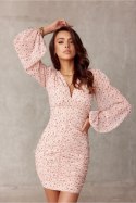 Sukienka Model SUK0392 16D Pink - Roco Fashion Roco Fashion Sukienka Model SUK0392 16D Pink - Roco Fashion Roco Fashion
