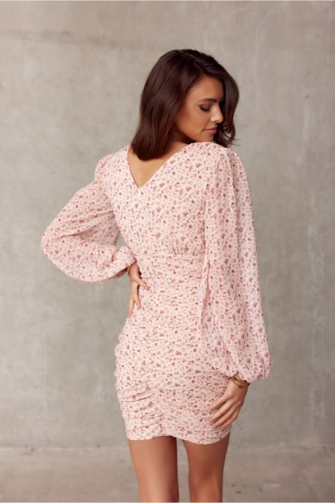 Sukienka Model SUK0392 16D Pink - Roco Fashion Roco Fashion Sukienka Model SUK0392 16D Pink - Roco Fashion Roco Fashion