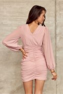 Sukienka Model Sarah ROZ SUK0394 Pink - Roco Fashion Roco Fashion Sukienka Model Sarah ROZ SUK0394 Pink - Roco Fashion Roco Fashion